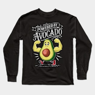 Powered By Avocado Long Sleeve T-Shirt